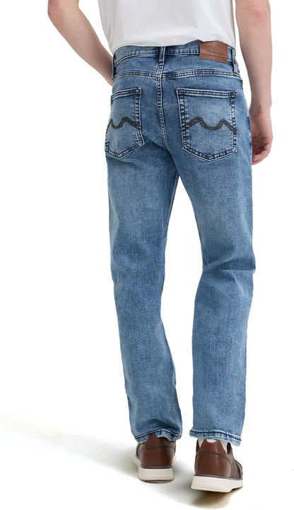 Men'S Stretch Jeans – Relaxed Fit Straight Leg Denim – Ultimate Comfort Superflex Jeans